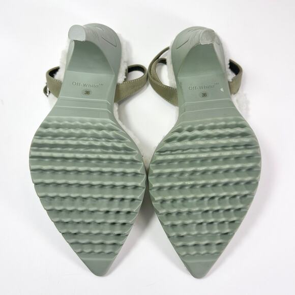 Off-White Allen Shearling Heel - Women’s 6 - Picture 6 of 8